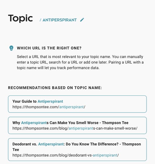 add topic cluster