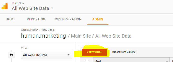 How to set up goals in Google Analytics