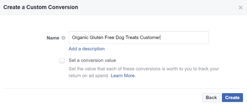 Facebook Marketing Tips: Tracking Conversions Step 4