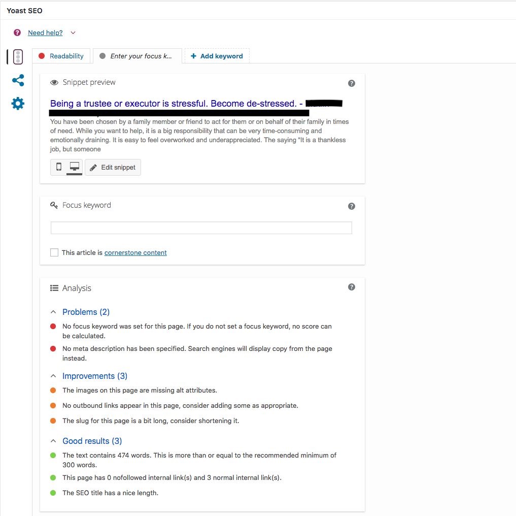Yoast SEO Content Writing Tool